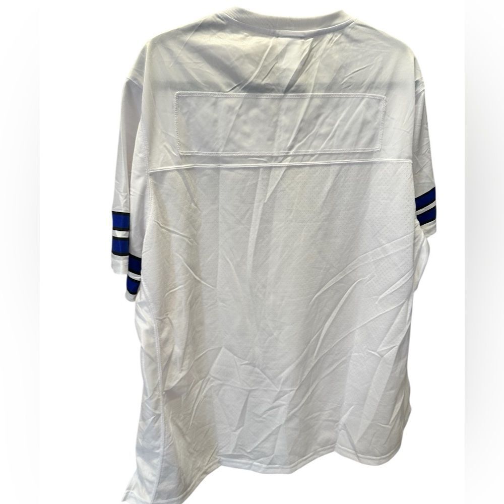 NWT NFL Pro Line Vintage Men’s Big & Tall BLANK White Blue Football Jersey - 4XL - Picture 3 of 7